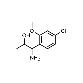 1-Amino-1-(4-chloro-2-methoxyphenyl)propan-2-ol|CS-0746150