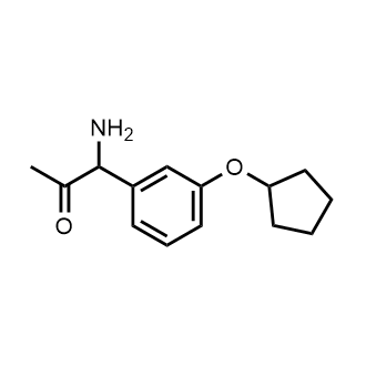 1-Amino-1-(3-cyclopentyloxyphenyl)acetone|CS-0746164