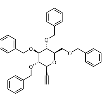 (2R,3R,4R,5S,6S)-3,4,5-Tris(benzyloxy)-2-((benzyloxy)methyl)-6-ethynyltetrahydro-2h-pyran|CS-0746300