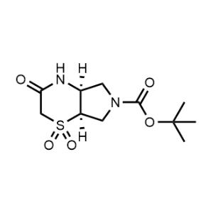 tert-butyl (4aS,7aR)-3-oxohexahydropyrrolo[3,4-b][1,4]thiazine-6(2H)-carboxylate 1,1-dioxide|CS-0746301