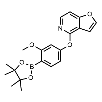 4-[3-Methoxy-4-(4,4,5,5-tetramethyl-1,3,2-dioxaborolan-2-yl)phenoxy]furo[3,2-c]pyridine|CS-0746320