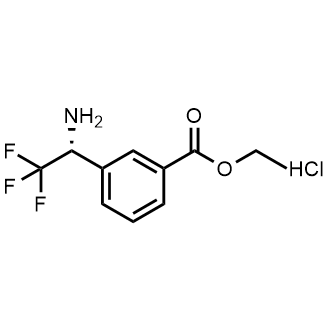 Ethyl (R)-3-(1-amino-2,2,2-trifluoroethyl)benzoate hcl|CS-0746582