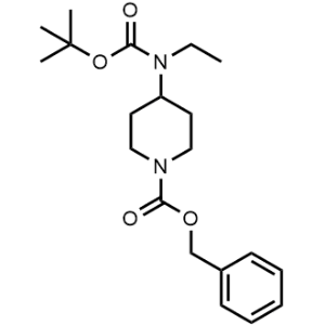 Benzyl 4-{[(tert-butoxy)carbonyl](ethyl)aminopiperidine-1-carboxylate|CS-0746648