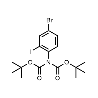 Tert-butyl N-(4-bromo-2-iodophenyl)-N-[(tert-butoxy)carbonyl]carbamate|CS-0746684