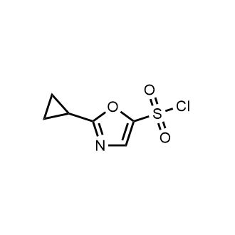 2-Cyclopropyloxazole-5-sulfonyl chloride|CS-0746805