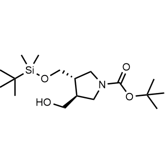 (3S,4S)-Tert-butyl 3-(((tert-butyldimethylsilyl)oxy)methyl)-4-(hydroxymethyl)pyrrolidine-1-carboxylate|CS-0746953