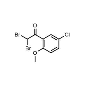 2,2-Dibromo-1-(5-chloro-2-methoxyphenyl)ethanone|CS-0747105