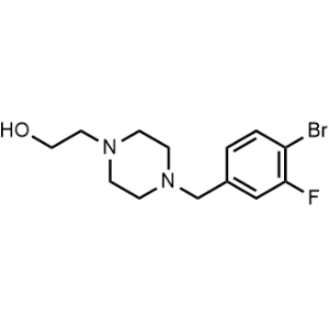 2-[4-[(4-Bromo-3-fluorophenyl)methyl]piperazin-1-yl]ethanol|CS-0747147
