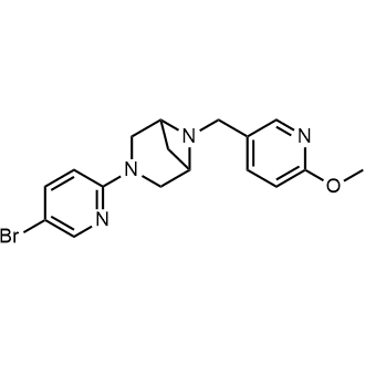3-(5-Bromopyridin-2-yl)-6-[(6-methoxypyridin-3-yl)methyl]-3,6-diazabicyclo[3.1.1]heptane|CS-0747160