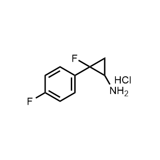 2-Fluoro-2-(4-fluorophenyl)cyclopropan-1-amine hcl|CS-0747336