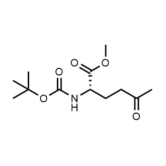 Methyl (S)-2-((tert-butoxycarbonyl)amino)-5-oxohexanoate|CS-0747590