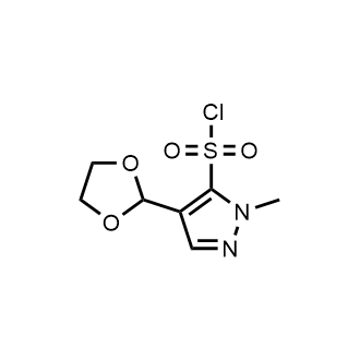 4-(1,3-Dioxolan-2-yl)-2-methylpyrazole-3-sulfonyl chloride|CS-0747702