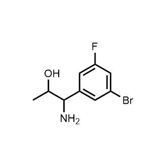1-Amino-1-(3-bromo-5-fluorophenyl)propan-2-ol|CS-0747968