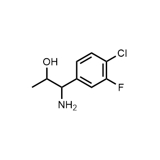 1-Amino-1-(4-chloro-3-fluorophenyl)propan-2-ol|CS-0748140