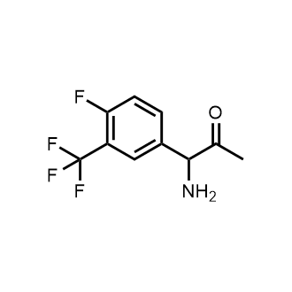 1-Amino-1-[4-fluoro-3-(trifluoromethyl)phenyl]acetone|CS-0748233