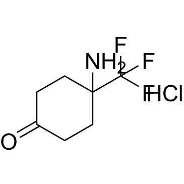 4-Amino-4-(trifluoromethyl)cyclohexan-1-one;hydrochloride|CS-0748478