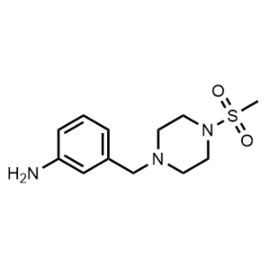 Benzenamine, 3-[[4-(methylsulfonyl)-1-piperazinyl]methyl]-|CS-0748784