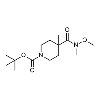 Tert-butyl 4-(methoxy(methyl)carbamoyl)-4-methylpiperidine-1-carboxylate|CS-0749059