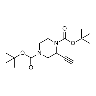 Di-tert-butyl 2-ethynylpiperazine-1,4-dicarboxylate|CS-0749091