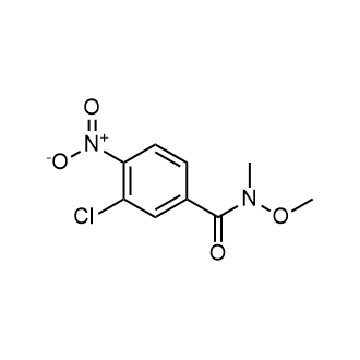 3-Chloro-N-methoxy-N-methyl-4-nitrobenzamide|CS-0749163