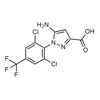 5-Amino-1-(2,6-dichloro-4-(trifluoromethyl)phenyl)-1h-pyrazole-3-carboxylic acid|CS-0749279