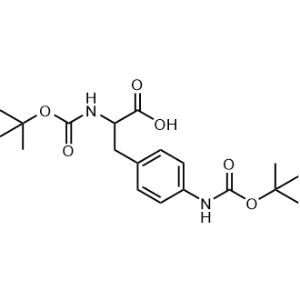 2-((Tert-butoxycarbonyl)amino)-3-(4-((tert-butoxycarbonyl)amino)phenyl)propanoic acid|CS-0749404