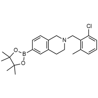 2-[(2-Chloro-6-methylphenyl)methyl]-6-(4,4,5,5-tetramethyl-1,3,2-dioxaborolan-2-yl)-3,4-dihydro-1H-isoquinoline|CS-0749506