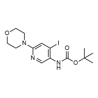 Tert-butyl N-(4-iodo-6-morpholin-4-ylpyridin-3-yl)carbamate|CS-0749584