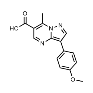 3-(4-Methoxyphenyl)-7-methylpyrazolo[1,5-a]pyrimidine-6-carboxylic acid|CS-0749614