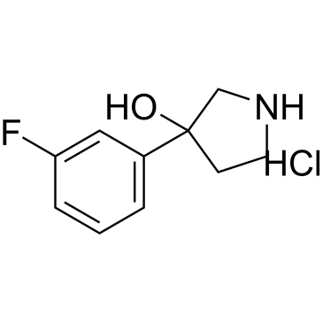 3-(3-Fluorophenyl)pyrrolidin-3-ol hydrochloride|CS-0749675