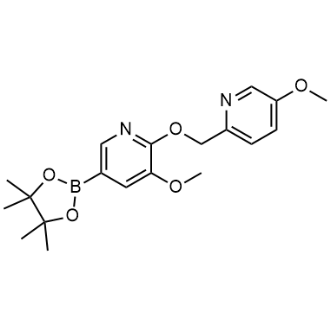 3-Methoxy-2-[(5-methoxypyridin-2-yl)methoxy]-5-(4,4,5,5-tetramethyl-1,3,2-dioxaborolan-2-yl)pyridine|CS-0749689