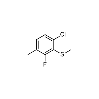 1-Chloro-3-fluoro-4-methyl-2-methylsulfanylbenzene|CS-0749823