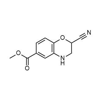 Methyl 2-cyano-3,4-dihydro-2h-benzo[b][1,4]oxazine-6-carboxylate|CS-0749843