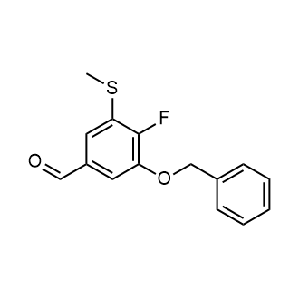 3-(Benzyloxy)-4-fluoro-5-(methylthio)benzaldehyde|CS-0749930