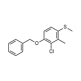 (4-(Benzyloxy)-3-chloro-2-methylphenyl)(methyl)sulfane|CS-0750054