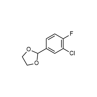 2-(3-Chloro-4-fluorophenyl)-1,3-dioxolane|CS-0750097