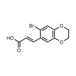 3-(6-Bromo-2,3-dihydro-1,4-benzodioxin-7-yl)prop-2-enoic acid|CS-0750103
