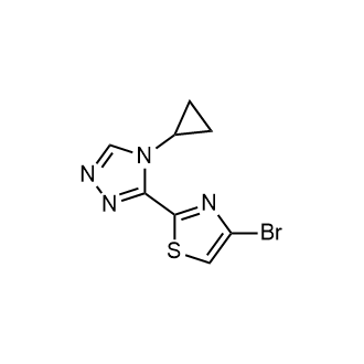 4-Bromo-2-(4-cyclopropyl-4h-1,2,4-triazol-3-yl)thiazole|CS-0750349