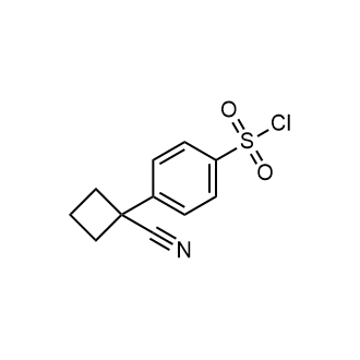 4-(1-Cyanocyclobutyl)benzenesulfonyl chloride|CS-0750414