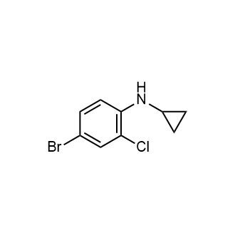 4-Bromo-2-chloro-N-cyclopropylaniline|CS-0750520