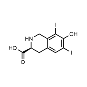 (3S)-1,2,3,4-Tetrahydro-7-hydroxy-6,8-diiodo-3-isoquinolinecarboxylic acid|CS-0750663