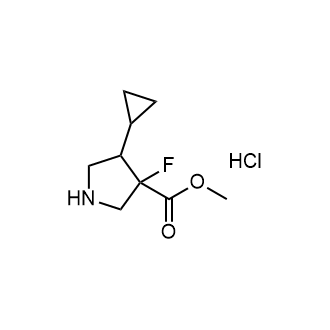 Methyl 4-cyclopropyl-3-fluoropyrrolidine-3-carboxylate hcl|CS-0750681
