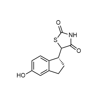 5-[(1R)-5-Hydroxy-2,3-dihydro-1H-inden-1-yl]-1,3-thiazolidine-2,4-dione|CS-0750772