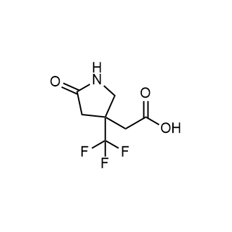 2-[5-Oxo-3-(trifluoromethyl)pyrrolidin-3-yl]acetic acid|CS-0750852