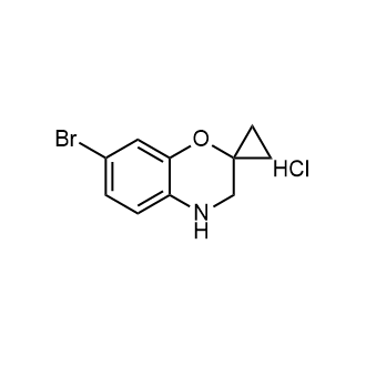 7-Bromo-3,4-dihydrospiro[benzo[b][1,4]oxazine-2,1'-cyclopropane] hcl|CS-0750939