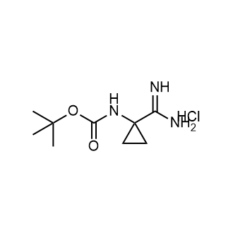 Tert-butyl (1-carbamimidoylcyclopropyl)carbamate hcl|CS-0751271