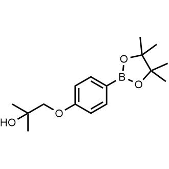 2-Methyl-1-[4-(4,4,5,5-tetramethyl-1,3,2-dioxaborolan-2-yl)phenoxy]propan-2-ol|CS-0751392