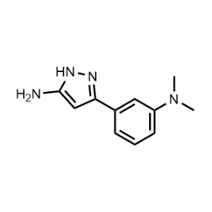 3-[3-(Dimethylamino)phenyl]-1H-pyrazol-5-amine|CS-0751593
