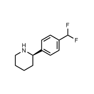 (2R)-2-[4-(Difluoromethyl)phenyl]piperidine|CS-0752253