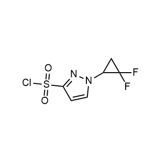 1-(2,2-Difluorocyclopropyl)-1h-pyrazole-3-sulfonyl chloride|CS-0752573